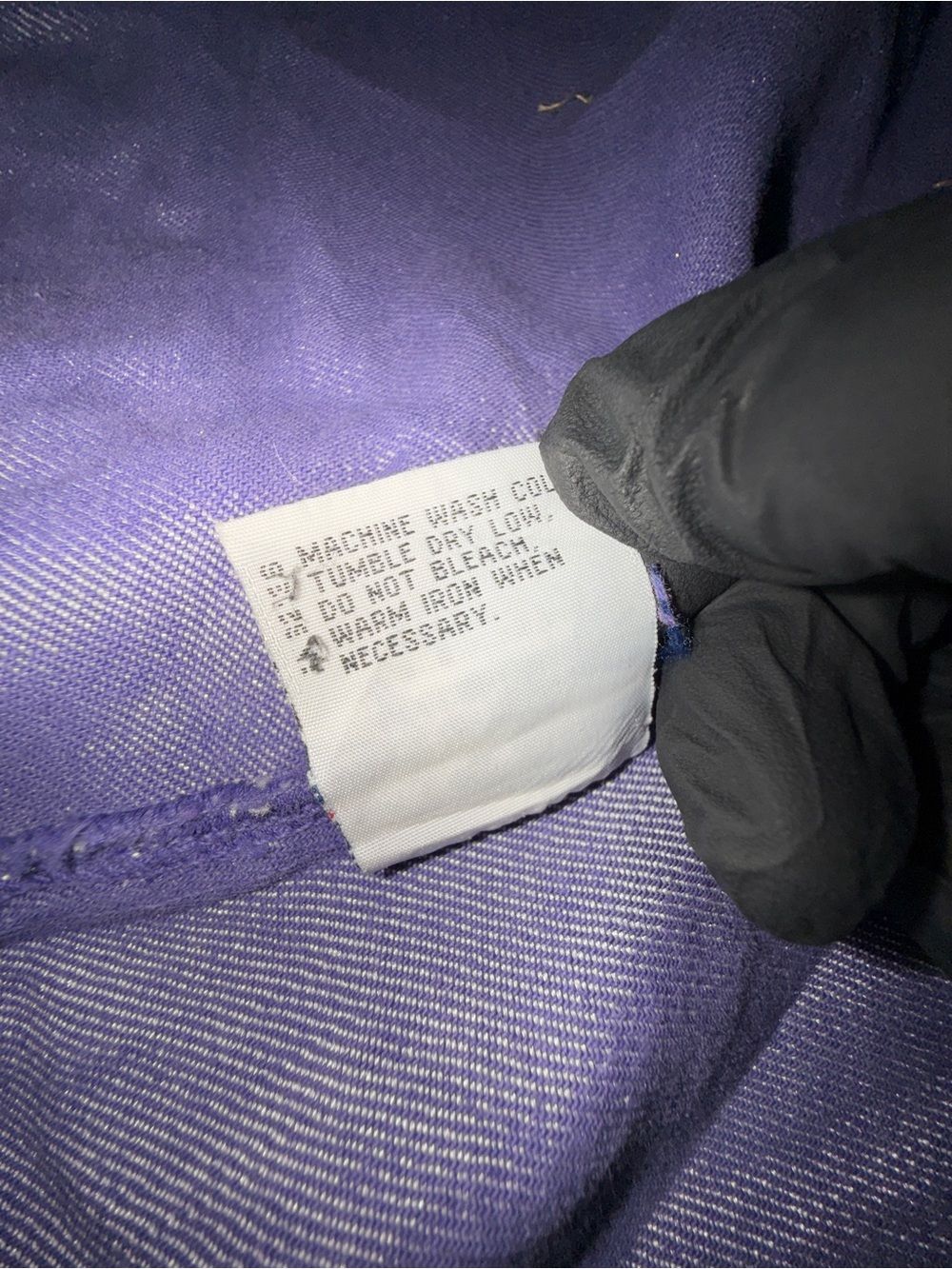 Guess USA Purple denim custom by Marion G Nuernberg - Picture 12 of 15